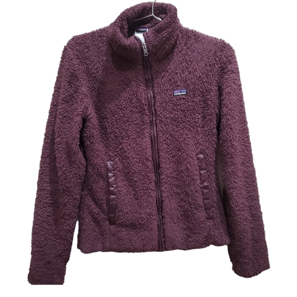 Patagonia Los Gatos Full Zip Fleece Teddy Bear Jacket Womens Small S Lined - Picture 1 of 5
